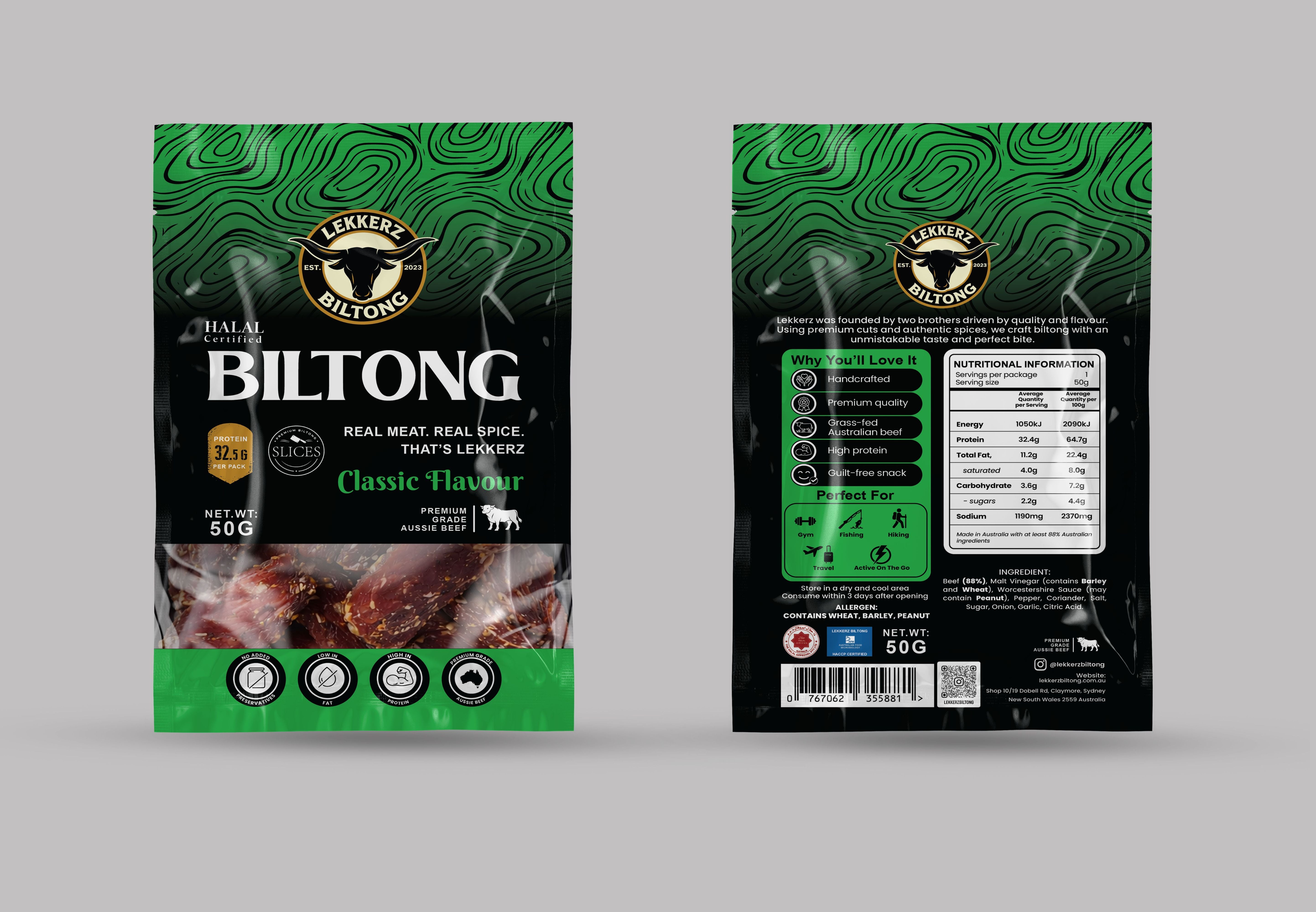Classic Biltong Slices