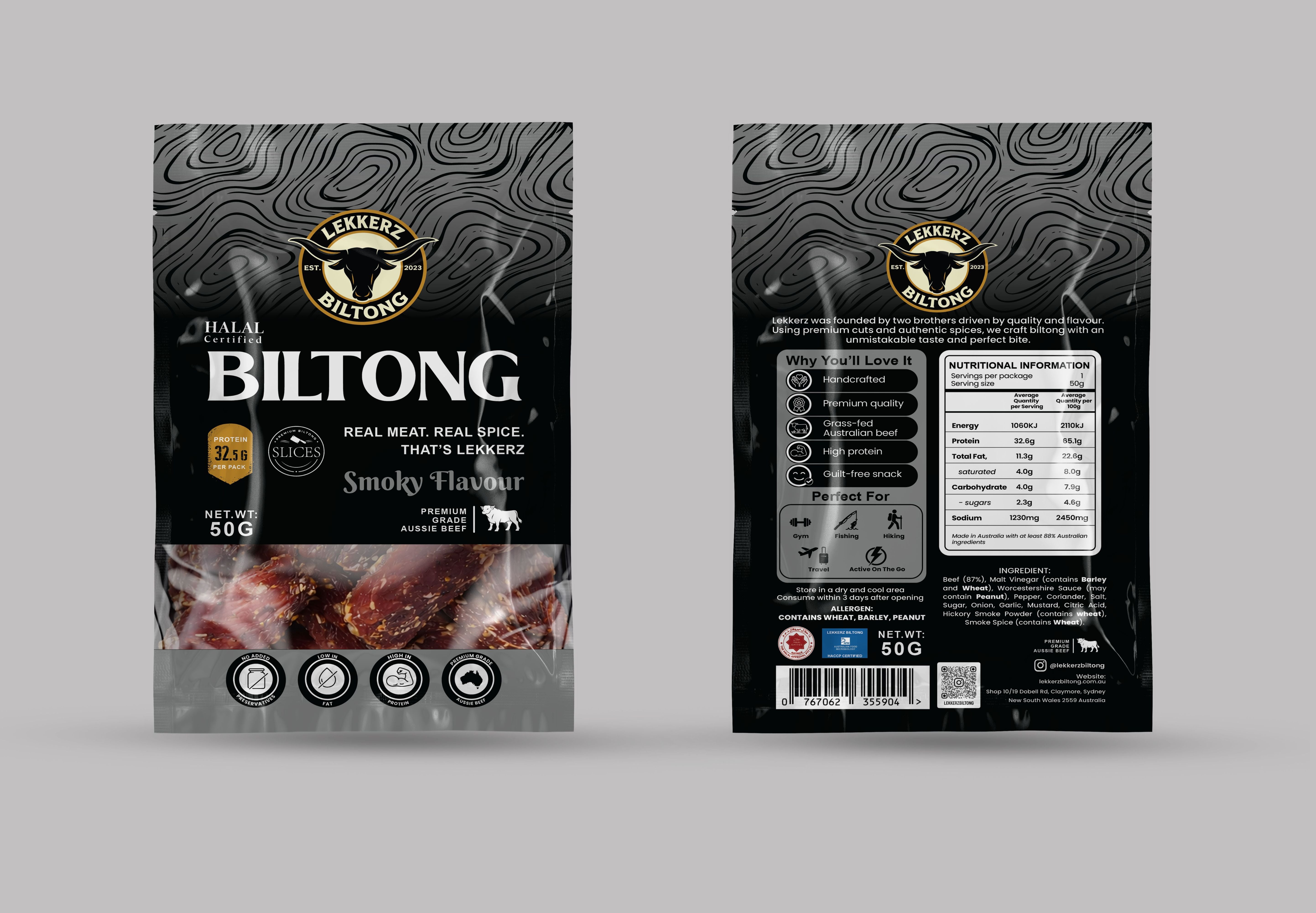Smoky Biltong Slices