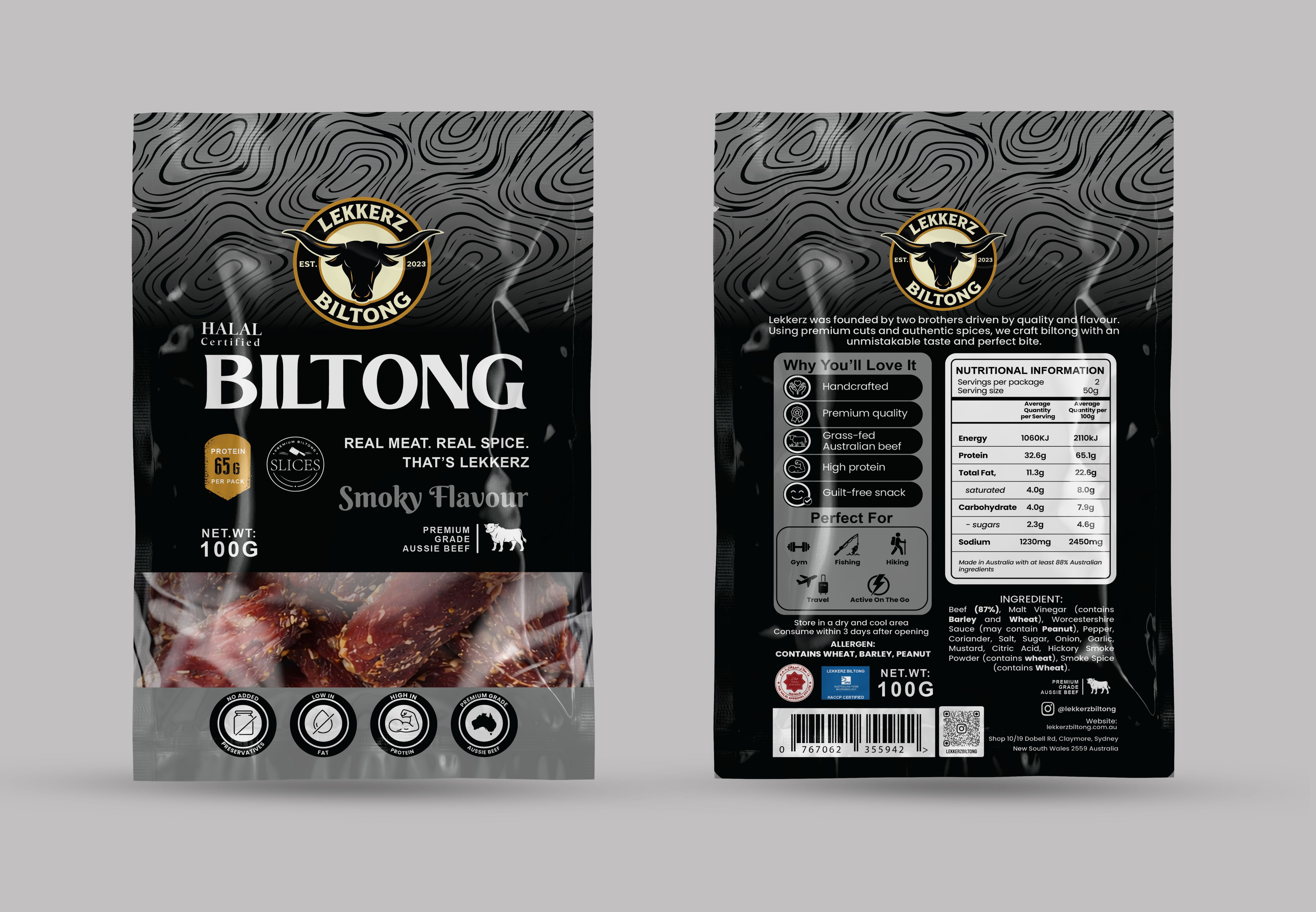Smoky Biltong Slices